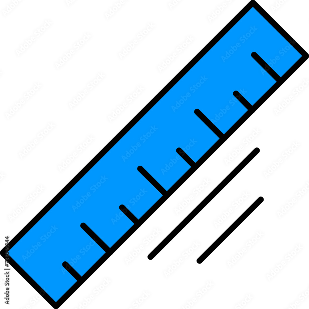 Sticker Ruler Icon