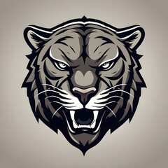 panther mascot design 