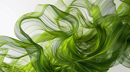 Embrace the Organic Elegance of Abstract Green Lines as a Wallpaper Background, Elevating Your Space with a Subtle and Contemporary Touch of Natural Beauty.