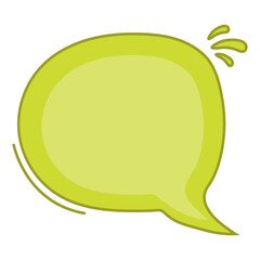 Doodle Bubble Speech Element Illustration