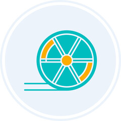 Obraz premium Wheel Icon