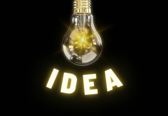 glowing bulb, idea