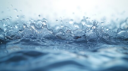 Dynamic Water Splash Close-up