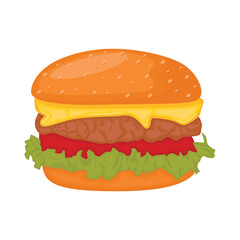 burger illustration