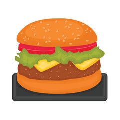 burger illustration