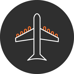 Fototapeta premium Airplane Icon