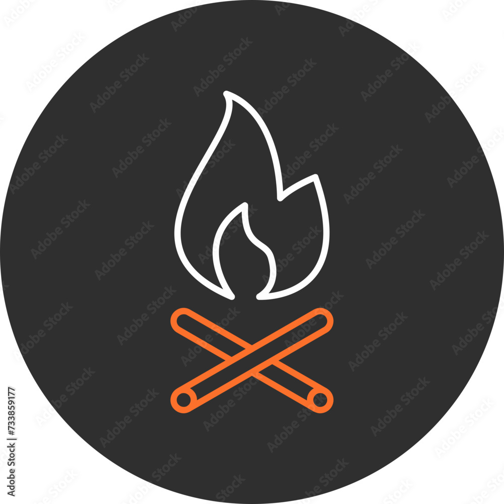 Poster fire icon