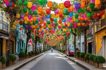 Fototapeta premium Festa Junina Celebration. Festa Junina Concept. Festa Junina Theme. Festa Junina Background.