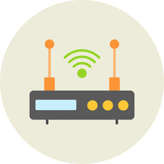 Fototapeta premium Modem Icon