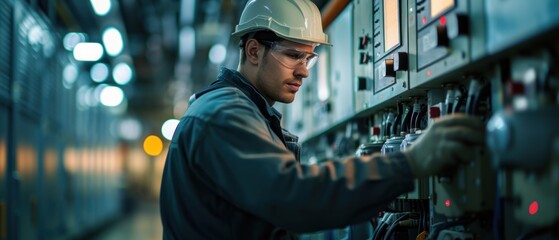 Qualified electrician for installation and maintenance of electrical equipment