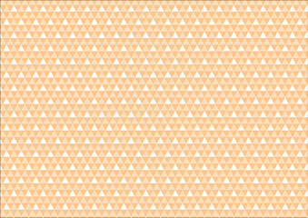 日本の伝統紋様 鱗のシームレスパターン 黄