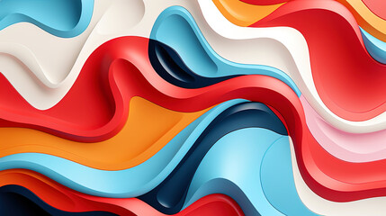 An abstract pattern inspired by graphic art, with elegant lines and bright contras - obrazy, fototapety, plakaty