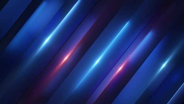 Dynamic abstract background with diagonal stripes in a range of neon blues, interspersed with subtle star-like sparkles, suggesting a vibrant cosmic energy.