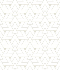 Vector seamless pattern. Modern monochrome texture. Repeating abstract background. Trendy design with geometric shapes. Bold triangular print.	