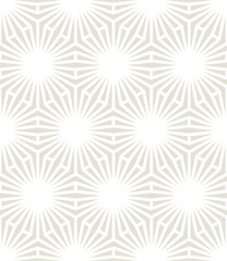 Vector seamless pattern. Modern stylish texture. Repeating geometric background. Striped monochrome bold hexagonal grid. Tileable graphic design. Can be used as swatch for illustrator.