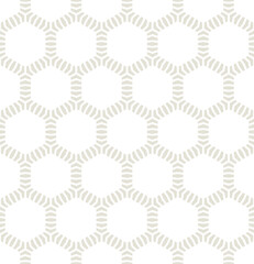 Vector seamless pattern. Modern stylish texture. Repeating geometric background. Striped monochrome bold hexagonal grid. Tileable graphic design. Can be used as swatch for illustrator.
