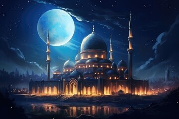 Obraz premium The holy holiday of Ramadan
