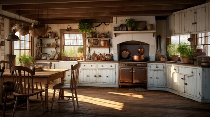 country farm house kitchen