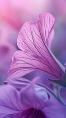 Floral Elegance: Capture the timeless elegance of a single petunia bloom in portrait mode.