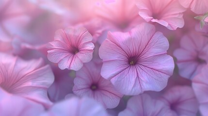 Whispers of Petunia Symphony: Listen closely to nature's symphony as soft, floral whispers fill the air, carried by the gentle breeze.