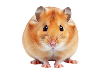 Inquisitive Hamster on Transparent Background, PNG