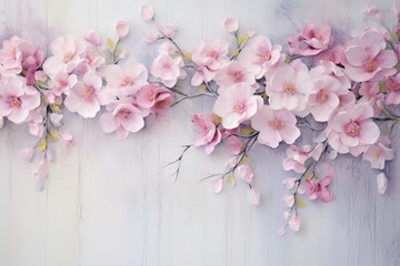 Naklejka na ściany i meble cherry blossom background