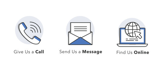 Engage Anywhere. Visual Icons for Calling, Messaging, and Online Discovery.