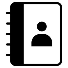 Address Book Icon, phone book icon