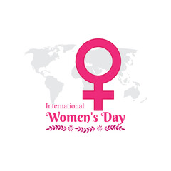 Vector illustration of International Womens Day social media feed template