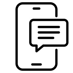 mobile chat icon