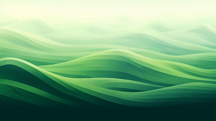 Obraz premium Abstract green nature landscape wallpaper background image