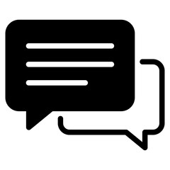 Speech bubble icon