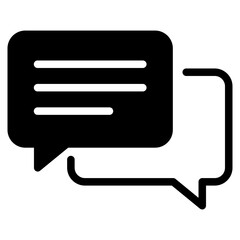 Speech bubble icon