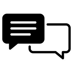 Speech bubble icon