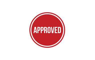 Approved stamp red rubber stamp on white background. Approved stamp sign. Approved stamp.Approved stamp red rubber stamp on white background. Approved stamp sign. Approved stamp.