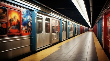 promotions subway posters - obrazy, fototapety, plakaty