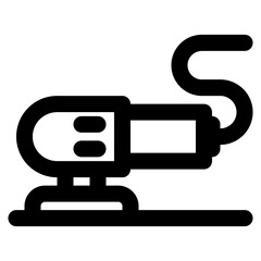 sander vector outline icon