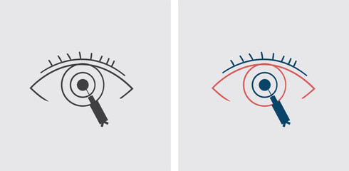LASIK does carry potential risks and side effects, such as dry eyes, glare, halos, fluctuating vision, and in rare cases, complications that may affect vision - obrazy, fototapety, plakaty