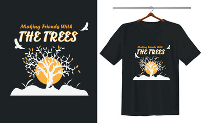 Vector T shirt design concept