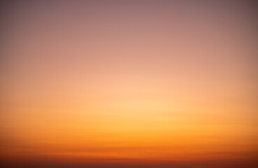 Beautiful , luxury soft gradient orange gold clouds and sunlight on the blue sky perfect for the...