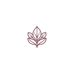 Abstract leaf icon logo design vector