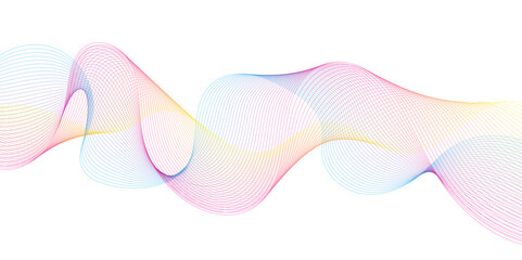 Abstract colorful vector background, color flow liquid wave for design	