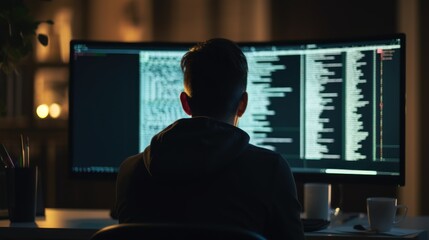 Programmers sit in front of the computer and write the source code and make changes to it