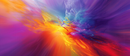 Abstract mist color smoke magenta and purple background with digital particles and waves