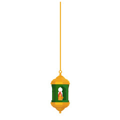 Lantern Decoration 3D Illustration