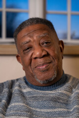 Obraz premium Portrait of senior man, looking at camera
