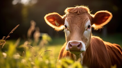 farm brown cow