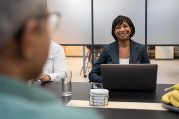 Business people having meeting in conference room