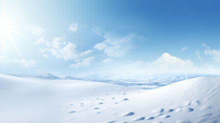 Fototapeta na wymiar Frosty Serenity.Blue Background Christmas Images