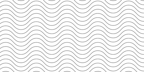 Fototapeta premium Seamless Abstract grey smooth wave lines element swoosh speed wave lines modern stream background. Abstract wave line for banner, template, wallpaper background with wave design.